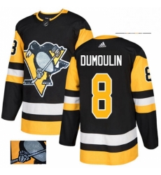 Mens Adidas Pittsburgh Penguins 8 Brian Dumoulin Authentic Black Fashion Gold NHL Jersey Mens Adidas Pittsburgh Penguins 8 Brian Dumoulin Authentic Black Fashion Gold NHL Jersey
