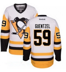 Mens Penguins #59 Jake Guentzel White Alternate Stitched NHL Jersey Mens Penguins #59 Jake Guentzel White Alternate Stitched NHL Jersey