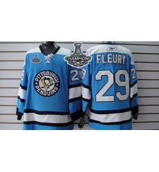 Penguins #29 Andre Fleury Blue 2017 Stanley Cup Finals Champions Stitched NHL Jersey Penguins #29 Andre Fleury Blue 2017 Stanley Cup Finals Champions Stitched NHL Jersey