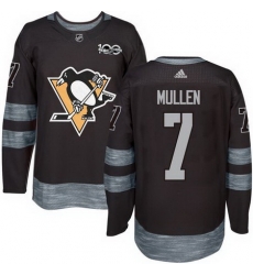 Penguins #7 Joe Mullen Black 1917 2017 100th Anniversary Stitched NHL Jersey Penguins #7 Joe Mullen Black 1917 2017 100th Anniversary Stitched NHL Jersey
