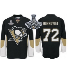 Penguins #72 Patric Hornqvist Black Home 2017 Stanley Cup Finals Champions Stitched NHL Jersey Penguins #72 Patric Hornqvist Black Home 2017 Stanley Cup Finals Champions Stitched NHL Jersey