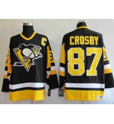 Penguins #87 Sidney Crosby Stitched Black Mitchell 26Ness NHL Jersey Penguins #87 Sidney Crosby Stitched Black Mitchell 26Ness NHL Jersey