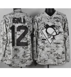 Pittsburgh Penguins 12 Jarome Iginla White Camo NHL Jersey Pittsburgh Penguins 12 Jarome Iginla White Camo NHL Jersey