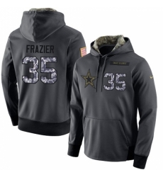 NFL Mens Nike Dallas Cowboys 35 Kavon Frazier Stitched Black Anthracite Salute to Service Player Performance Hoodie NFL Mens Nike Dallas Cowboys 35 Kavon Frazier Stitched Black Anthracite Salute to Service Player Performance Hoodie