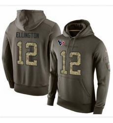 NFL Nike Houston Texans 12 Bruce Ellington Green Salute To Service Mens Pullover Hoodie NFL Nike Houston Texans 12 Bruce Ellington Green Salute To Service Mens Pullover Hoodie