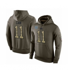 Football Indianapolis Colts 11 Deon Cain Green Salute To Service Mens Pullover Hoodie Football Indianapolis Colts 11 Deon Cain Green Salute To Service Mens Pullover Hoodie