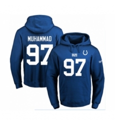 Football Mens Indianapolis Colts 97 Al Quadin Muhammad Royal Blue Name Number Pullover Hoodie Football Mens Indianapolis Colts 97 Al Quadin Muhammad Royal Blue Name Number Pullover Hoodie