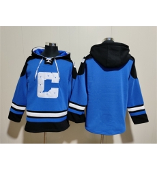 Men Indianapolis Colts Blank Blue Ageless Must Have Lace Up Pullover Hoodie Men Indianapolis Colts Blank Blue Ageless Must Have Lace Up Pullover Hoodie