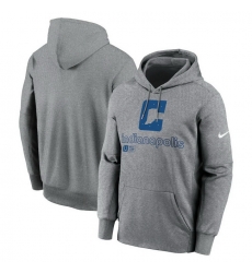 Men Nike Heather Gray Indianapolis Colts Performance Pullover Hoodie Men Nike Heather Gray Indianapolis Colts Performance Pullover Hoodie