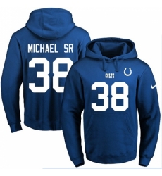 NFL Mens Nike Indianapolis Colts 38 Christine Michael Sr Royal Blue Name Number Pullover Hoodie NFL Mens Nike Indianapolis Colts 38 Christine Michael Sr Royal Blue Name Number Pullover Hoodie