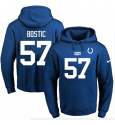 NFL Mens Nike Indianapolis Colts 57 Jon Bostic Royal Blue Name Number Pullover Hoodie NFL Mens Nike Indianapolis Colts 57 Jon Bostic Royal Blue Name Number Pullover Hoodie