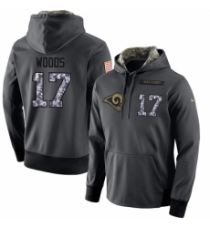 NFL Mens Nike Los Angeles Rams 17 Robert Woods Stitched Black Anthracite Salute to Service Player Performance Hoodie NFL Mens Nike Los Angeles Rams 17 Robert Woods Stitched Black Anthracite Salute to Service Player Performance Hoodie