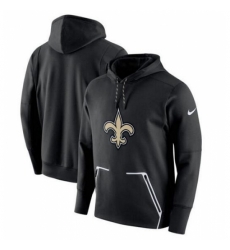 NFL New Orleans Saints Nike Champ Drive Vapor Speed Pullover Hoodie Black NFL New Orleans Saints Nike Champ Drive Vapor Speed Pullover Hoodie Black