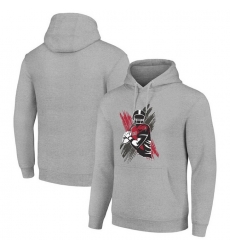 Men Starter Heather Gray Tampa Bay Buccaneers Player X Fleece Pullover Hoodie