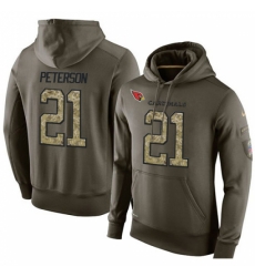 NFL Nike Arizona Cardinals 21 Patrick Peterson Green Salute To Service Men Pullover Hoodie NFL Nike Arizona Cardinals 21 Patrick Peterson Green Salute To Service Men Pullover Hoodie