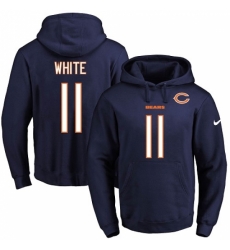 NFL Mens Nike Chicago Bears 11 Kevin White Navy Blue Name Number Pullover Hoodie NFL Mens Nike Chicago Bears 11 Kevin White Navy Blue Name Number Pullover Hoodie