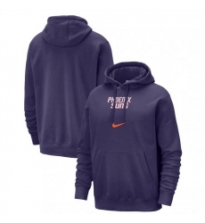 Men Phoenix Suns Purple 2023 24 City Edition Essential Club Pullover Hoodie Men Phoenix Suns Purple 2023 24 City Edition Essential Club Pullover Hoodie