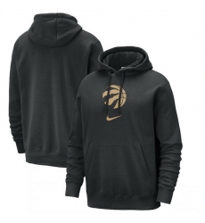 Men Toronto Raptors Black 2023 24 City Edition Essential Club Pullover Hoodie Men Toronto Raptors Black 2023 24 City Edition Essential Club Pullover Hoodie