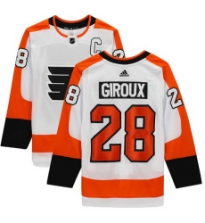 Men Adidas Philadelphia Flyers 28 Claude Giroux White With C Patch Home NHL Jersey Men Adidas Philadelphia Flyers 28 Claude Giroux White With C Patch Home NHL Jersey