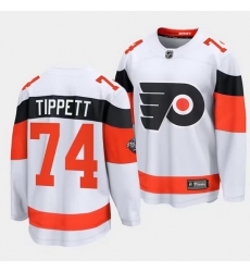 Men Philadelphia Flyers 74 Owen Tippett White 2024 Stadium Series Stitched Jersey Men Philadelphia Flyers 74 Owen Tippett White 2024 Stadium Series Stitched Jersey