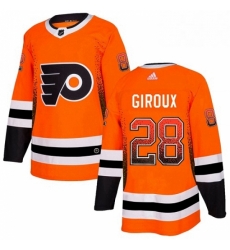 Mens Adidas Philadelphia Flyers 28 Claude Giroux Authentic Orange Drift Fashion NHL Jersey Mens Adidas Philadelphia Flyers 28 Claude Giroux Authentic Orange Drift Fashion NHL Jersey