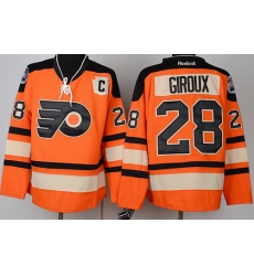 Philadelphia Flyers 28 Claude Giroux Orange Winter Classic NHL Jerseys C Patch Philadelphia Flyers 28 Claude Giroux Orange Winter Classic NHL Jerseys C Patch