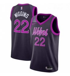 Mens Nike Minnesota Timberwolves 22 Andrew Wiggins Swingman Purple NBA Jersey City Edition Mens Nike Minnesota Timberwolves 22 Andrew Wiggins Swingman Purple NBA Jersey City Edition