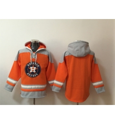 Men Houston Astros Blank Orange Ageless Must Have Lace Up Pullover Hoodie Men Houston Astros Blank Orange Ageless Must Have Lace Up Pullover Hoodie
