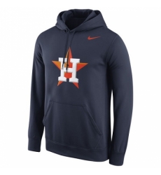 Men MLB Houston Astros Nike Logo Performance Pullover Hoodie Navy Men MLB Houston Astros Nike Logo Performance Pullover Hoodie Navy