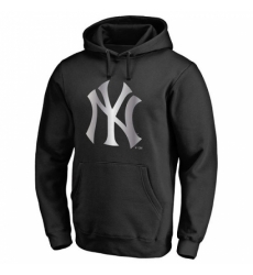 Men MLB New York Yankees Platinum Collection Pullover Hoodie Black Men MLB New York Yankees Platinum Collection Pullover Hoodie Black