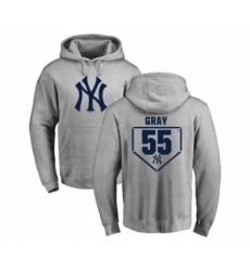 Men MLB Nike New York Yankees 55 Sonny Gray Gray RBI Pullover Hoodie Men MLB Nike New York Yankees 55 Sonny Gray Gray RBI Pullover Hoodie
