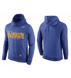 MLB Men Seattle Mariners Nike Blue Hybrid Hoodie MLB Men Seattle Mariners Nike Blue Hybrid Hoodie