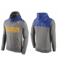 MLB Men Seattle Mariners Nike Gray Hybrid Hoodie MLB Men Seattle Mariners Nike Gray Hybrid Hoodie