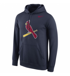 Men MLB St Louis Cardinals Nike Logo Performance Pullover Hoodie Navy Men MLB St Louis Cardinals Nike Logo Performance Pullover Hoodie Navy