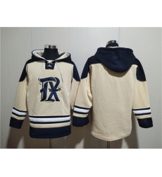 Men Texas Rangers Blank Cream Ageless Must Have Lace Up Pullover Hoodie Men Texas Rangers Blank Cream Ageless Must Have Lace Up Pullover Hoodie