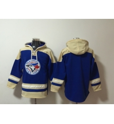 Men's Toronto Blue Jays Blank Blue Stitched Hoodie Men's Toronto Blue Jays Blank Blue Stitched Hoodie