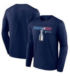 Men Colorado Avalanche Navy 2022 Stanley Cup Champions Celebration Long Sleeve T Shirt Men Colorado Avalanche Navy 2022 Stanley Cup Champions Celebration Long Sleeve T Shirt