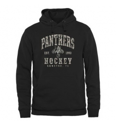 Men Florida Panthers Black Camo Stack Pullover Hoodie Men Florida Panthers Black Camo Stack Pullover Hoodie