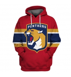 Men Florida Panthers Red All Stitched Hooded Sweatshirt Men Florida Panthers Red All Stitched Hooded Sweatshirt