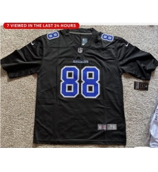 NFL Dallas Cowboys Black Custom Stitched Jersey