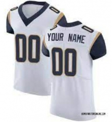 Custom Los Angeles Rams Men's Elite Custom Vapor Untouchable Jersey Custom Los Angeles Rams Men's Elite Custom Vapor Untouchable Jersey