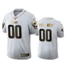 Men Women Youth Toddler Los Angeles Rams Custom Men Nike White Golden Edition Vapor Limited NFL 100 Jersey Men Women Youth Toddler Los Angeles Rams Custom Men Nike White Golden Edition Vapor Limited NFL 100 Jersey