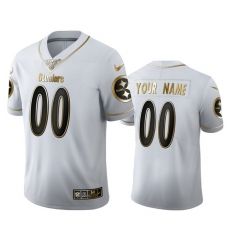 Men Women Youth Toddler Pittsburgh Steelers Custom Men Nike White Golden Edition Vapor Limited NFL 100 Jersey Men Women Youth Toddler Pittsburgh Steelers Custom Men Nike White Golden Edition Vapor Limited NFL 100 Jersey