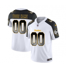 Men Women youth Pittsburgh Steelers Active Player Custom White Black 2023 F U S E Smoke Vapor Untouchable Limited Stitched Jersey Men Women youth Pittsburgh Steelers Active Player Custom White Black 2023 F U S E Smoke Vapor Untouchable Limited Stitched Jersey