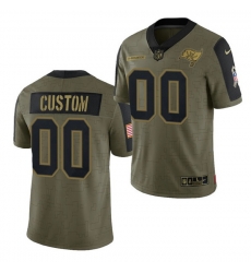Men Women Youth Toddler Tampa Bay Buccaneers ACTIVE PLAYER Custom 2021 Olive Salute To Service Limited Men Women Youth Toddler Tampa Bay Buccaneers ACTIVE PLAYER Custom 2021 Olive Salute To Service Limited