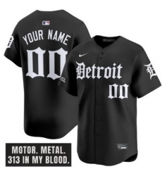 Men Women Youth Detroit Tigers ACTIVE PLAYER Custom Black  27Motor Gothic Edition 27 Vapor Premier Limited Stitched Baseball Jersey