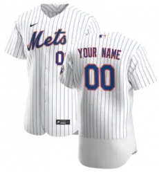 Men Women Youth Toddler New York Mets White Strips Custom Nike MLB Flex Base Jersey Men Women Youth Toddler New York Mets White Strips Custom Nike MLB Flex Base Jersey