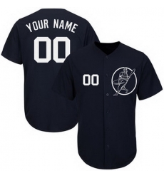 Men Women Youth Toddler All Size New York Yankees Navy Customized Cool Base New Design Jersey Men Women Youth Toddler All Size New York Yankees Navy Customized Cool Base New Design Jersey