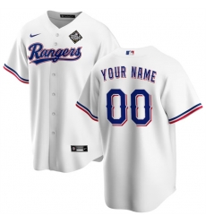 Men Texas Rangers Active Player Custom White 2023 World Series Stitched Baseball Jersey Men Texas Rangers Active Player Custom White 2023 World Series Stitched Baseball Jersey