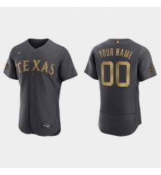 Men Women Youth Custom Texas Rangers 2022 Mlb All Star Game Authentic Charcoal Jersey Men Women Youth Custom Texas Rangers 2022 Mlb All Star Game Authentic Charcoal Jersey